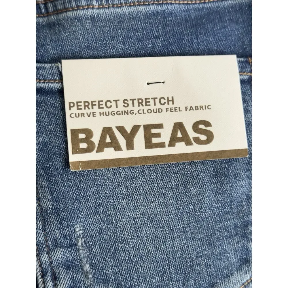 Bayeas NWT High Rise Vintage Straight Denim Jeans Nordstrom 27 x 30